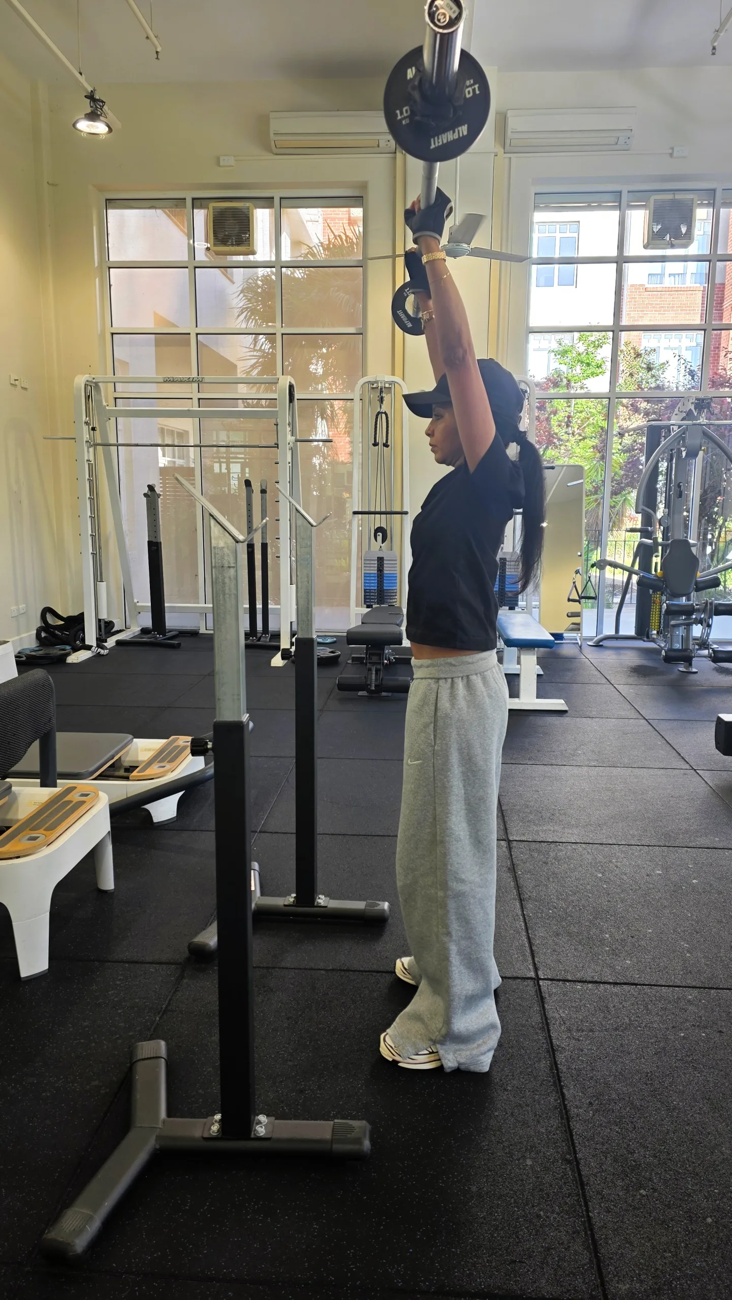 Client exercising for ORENO, STrength training, Exercise and strength 4